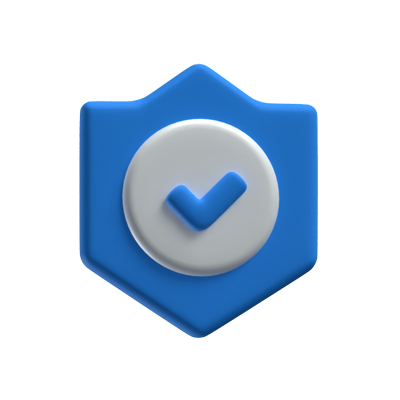 Security 3D Icon For Real Estate 3D Graphic