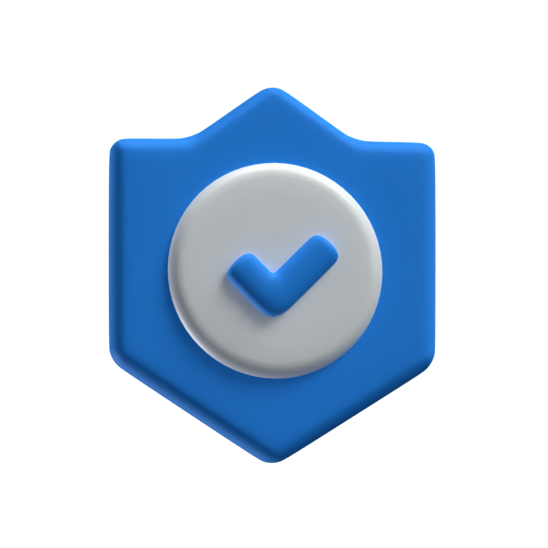 Security 3D Icon For Real Estate 3D Graphic