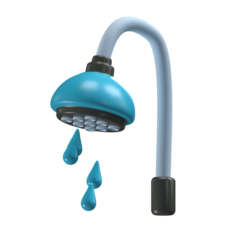 Shower 3D Household 3D Icon