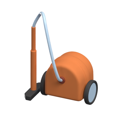 Vacuum Cleaner 3D Household Icon 3D Graphic