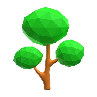 Tree 3D Icon Model 3D Graphic