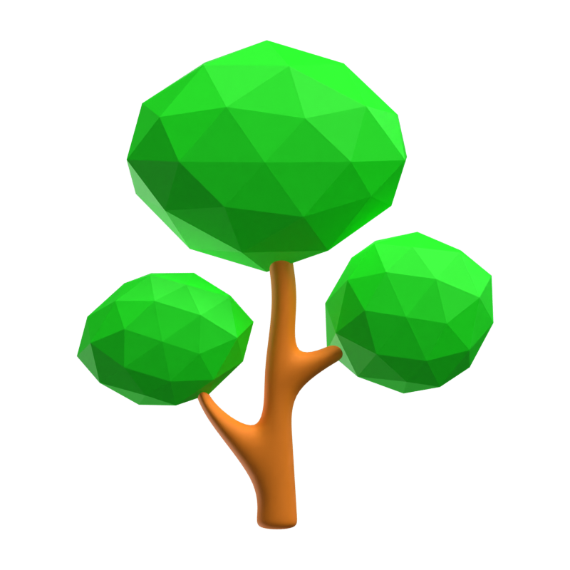 Árbol Icono 3D Modelo