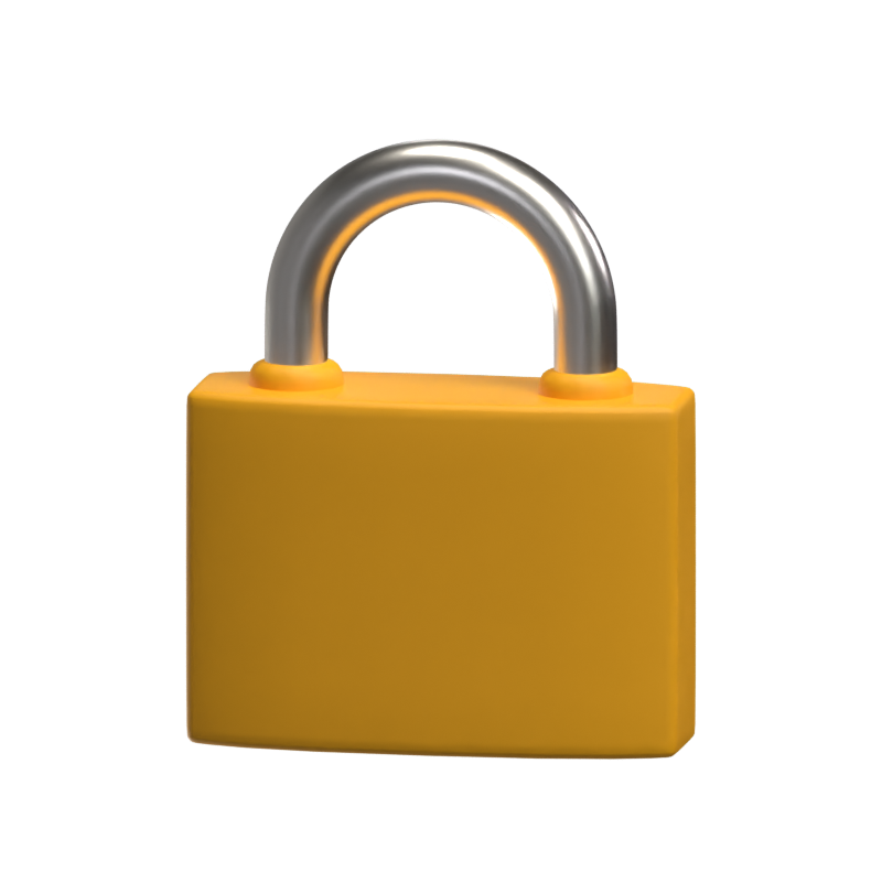 Padlock 3D Icon Model 3D Graphic