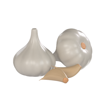 Garlic 3D Model 3D Graphic