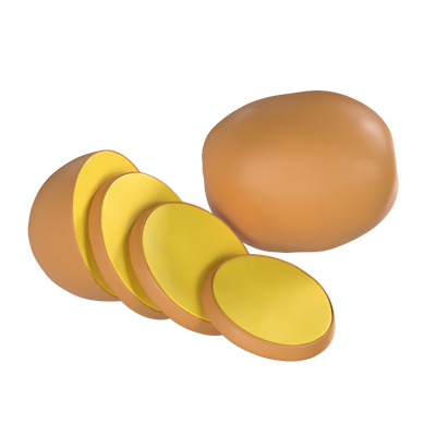 Potatoes 3D Model 3D Graphic