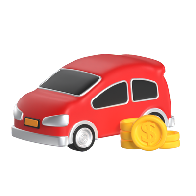 Car Loan 3D Scene 3D Graphic