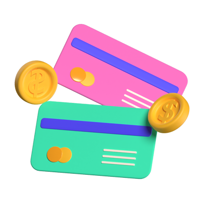 Credit card 3D Graphic