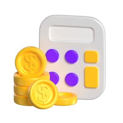 Calculator 3D Graphic