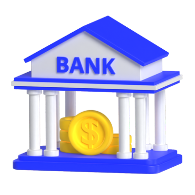 Bank 3D Illustration