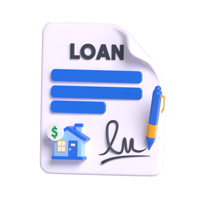 Home Loan 3D Graphic