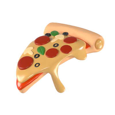 Pizza 3D Graphic