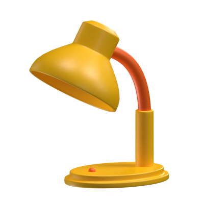 Table Lamp 3D Icon For Home 3D Graphic