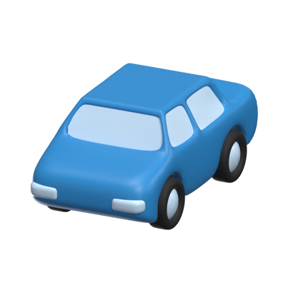auto 3d fahrzeug icon modell 3D Graphic