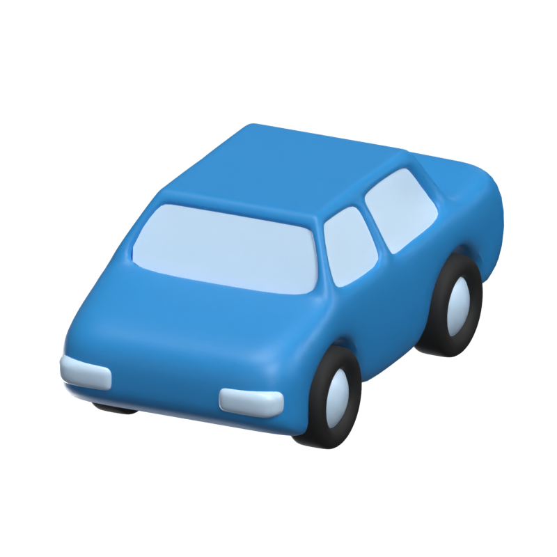 Auto 3D Fahrzeug Icon Modell 3D Graphic