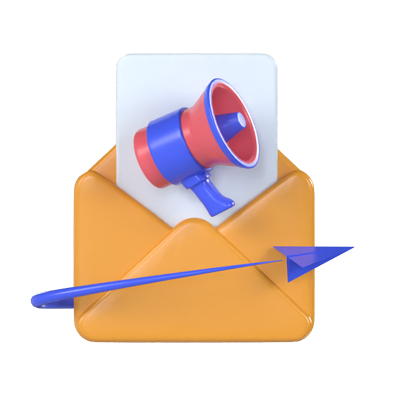 Email Marketing 3D Model 3D Graphic