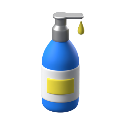 Body Lotion 3D Animated Icon 3D Graphic