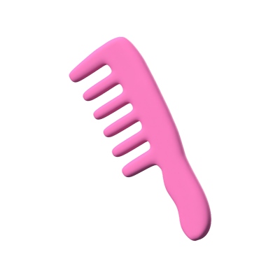 Comb 3D Animated Icon 3D Graphic