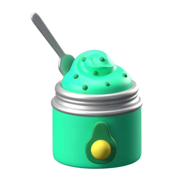 Exfoliating Scrub 3D Animated Icon 3D Graphic