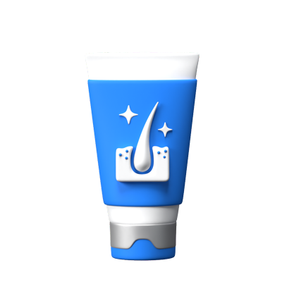 Hair Conditioner 3D Animated Icon 3D Graphic