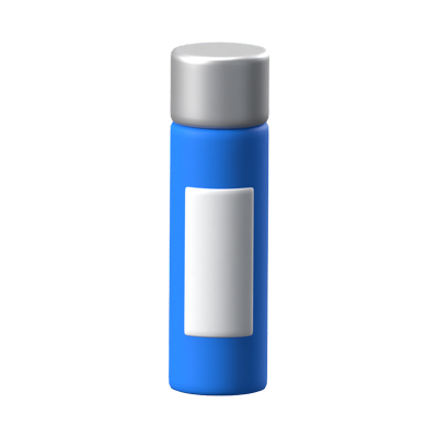 Toner Bottle 3D Animated Icon 3D Graphic