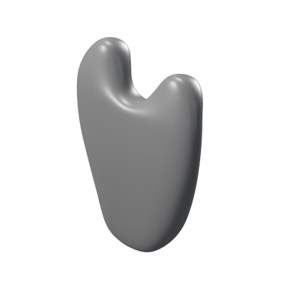 Gua Sha Tool 3D Animated Icon 3D Graphic