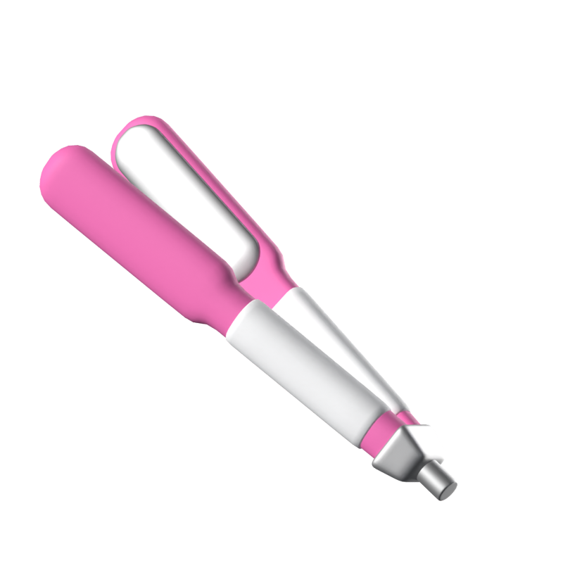 Hair Straightener 3D Animated Icon 3D Graphic