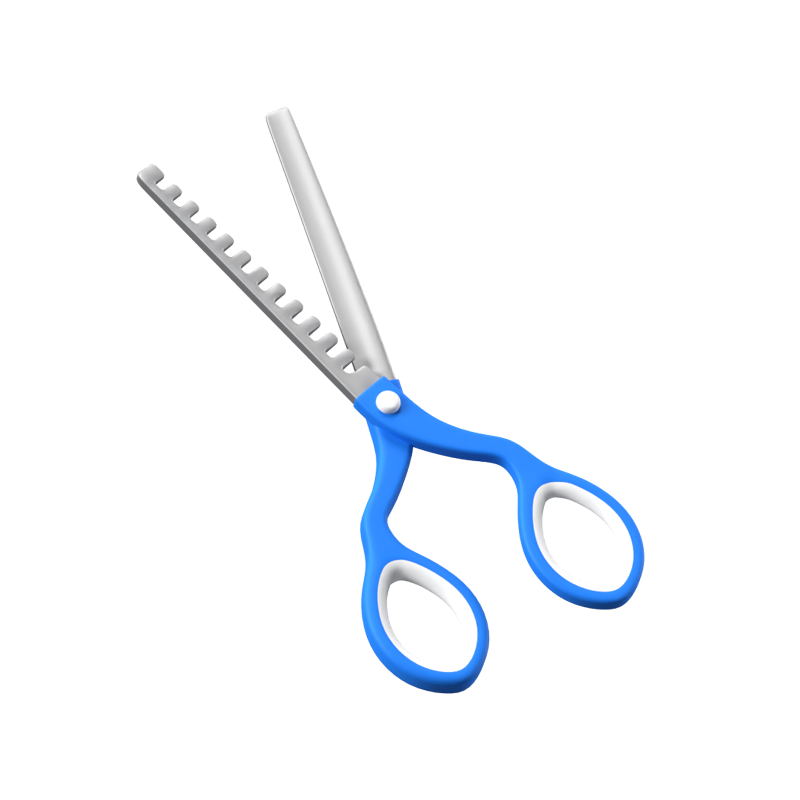 Scissors 3D Animated Icon 3D Graphic