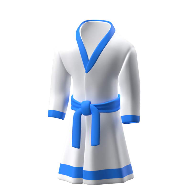 Bathrobe 3D Animated Icon 3D Graphic