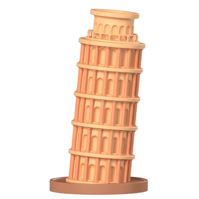 Tower Of Pisa 3D Model 3D Graphic