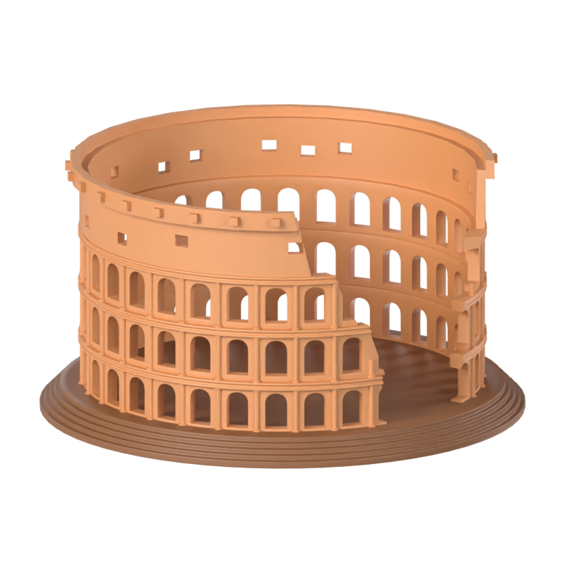 Modelo 3D del Coliseo 3D Graphic