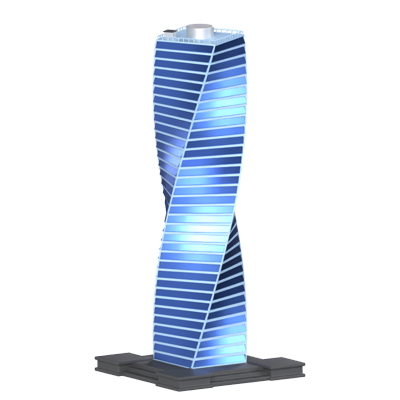 Al Majdoul Tower 3D Model 3D Graphic