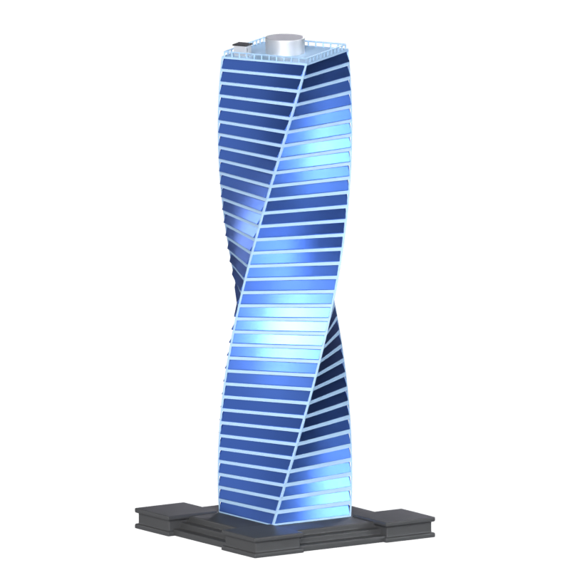 Al Majdoul Tower 3D Model 3D Graphic