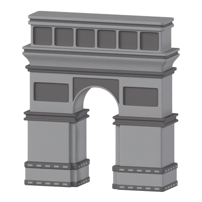 Arc de Triomphe 3D Model 3D Graphic
