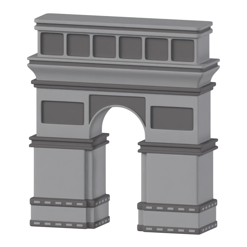 Arc de Triomphe 3D Model 3D Graphic