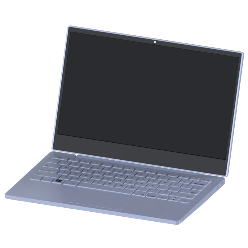 Notebook 3D Modell