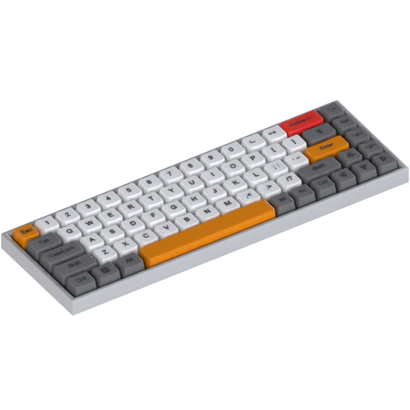 Modelo 3D do teclado 3D Graphic