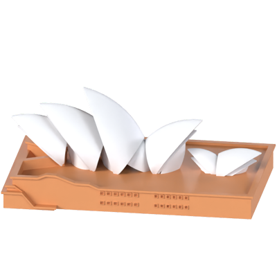Sydney Opera House 3D Model 3D Graphic