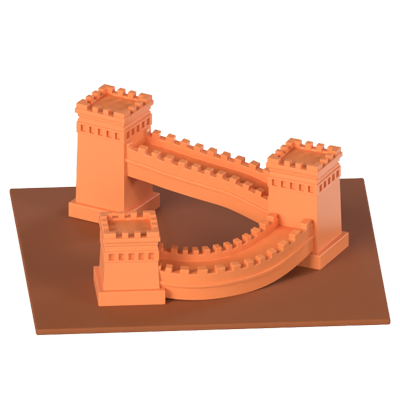 Great Wall Of China 3D Model 3D Graphic