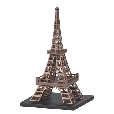 Eiffel Tower 3D Model 3D Graphic