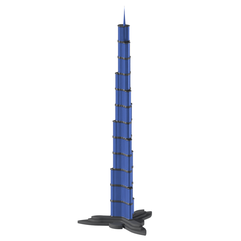 Burj Khalifa 3D Model 3D Graphic