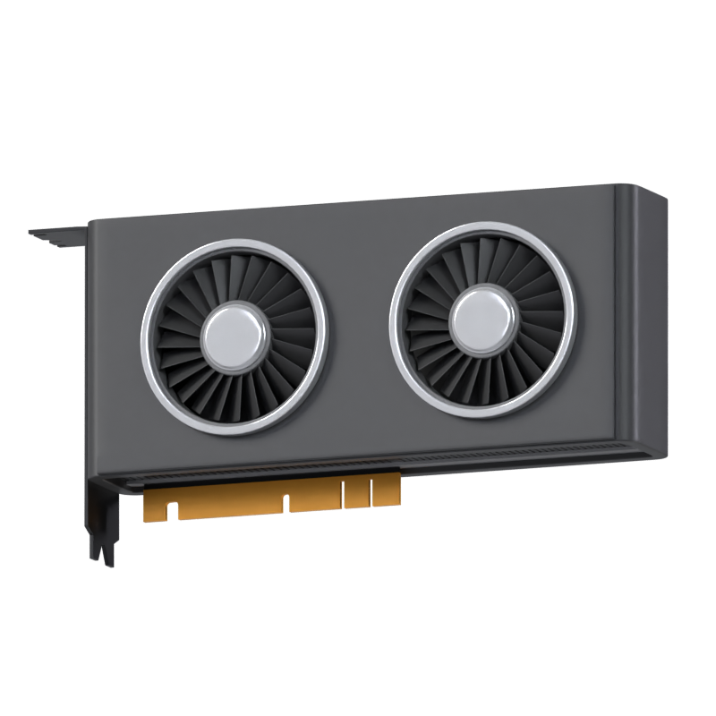 Graphic Card 3D Model 3D Graphic