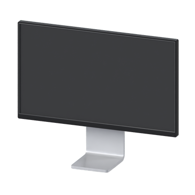 Monitor Screen 3D Model 3D Graphic