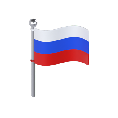 Russia Flag 3D Model 3D Graphic