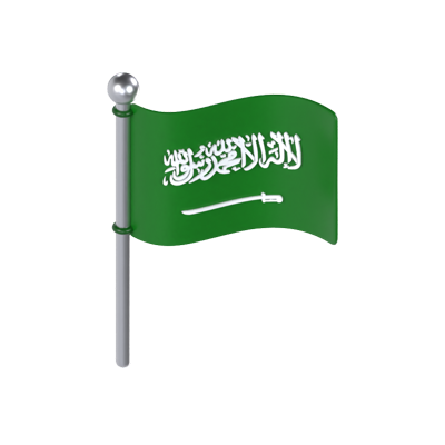 Saudi Arabia Flag 3D Model 3D Graphic