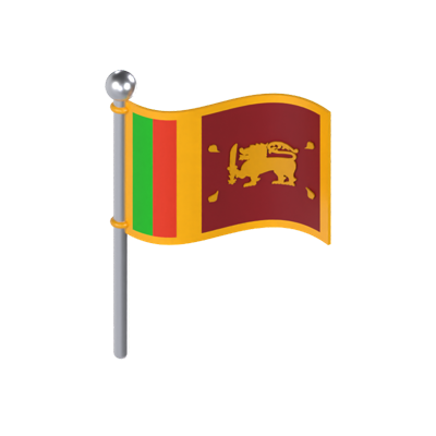 modelo 3d da bandeira do sri lanka 3D Graphic