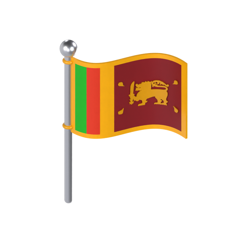 Sri Lanka Flag 3D Model 3D Graphic