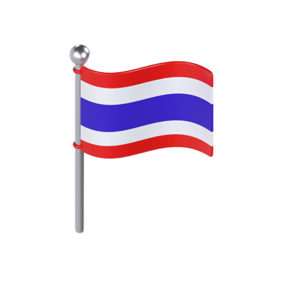 Thailand Flag 3D Model 3D Graphic