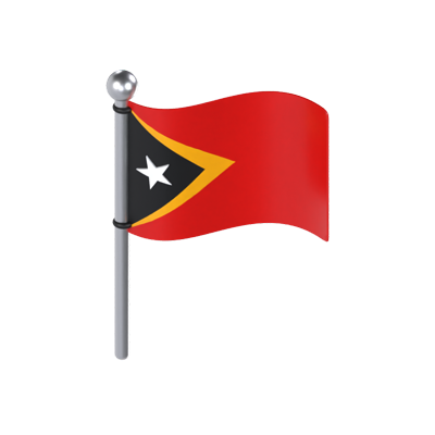 Timor Leste Flag 3D Model 3D Graphic