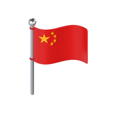 China Flag 3D Model 3D Graphic