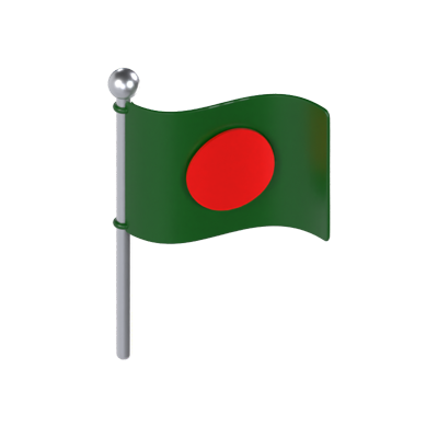 Bangladesh Flag 3D Model 3D Graphic